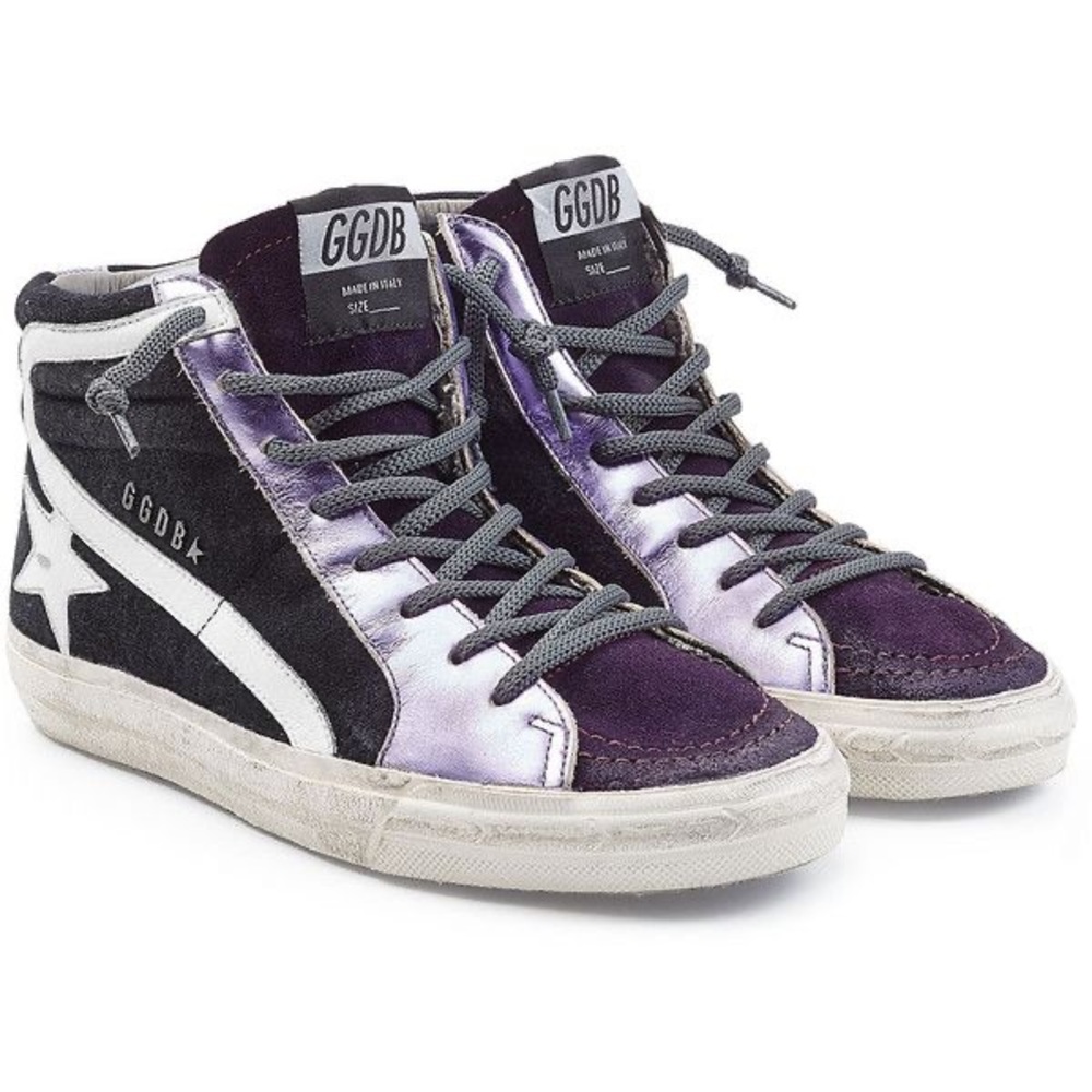 Golden Goose size 37/7M slide high top sneakers